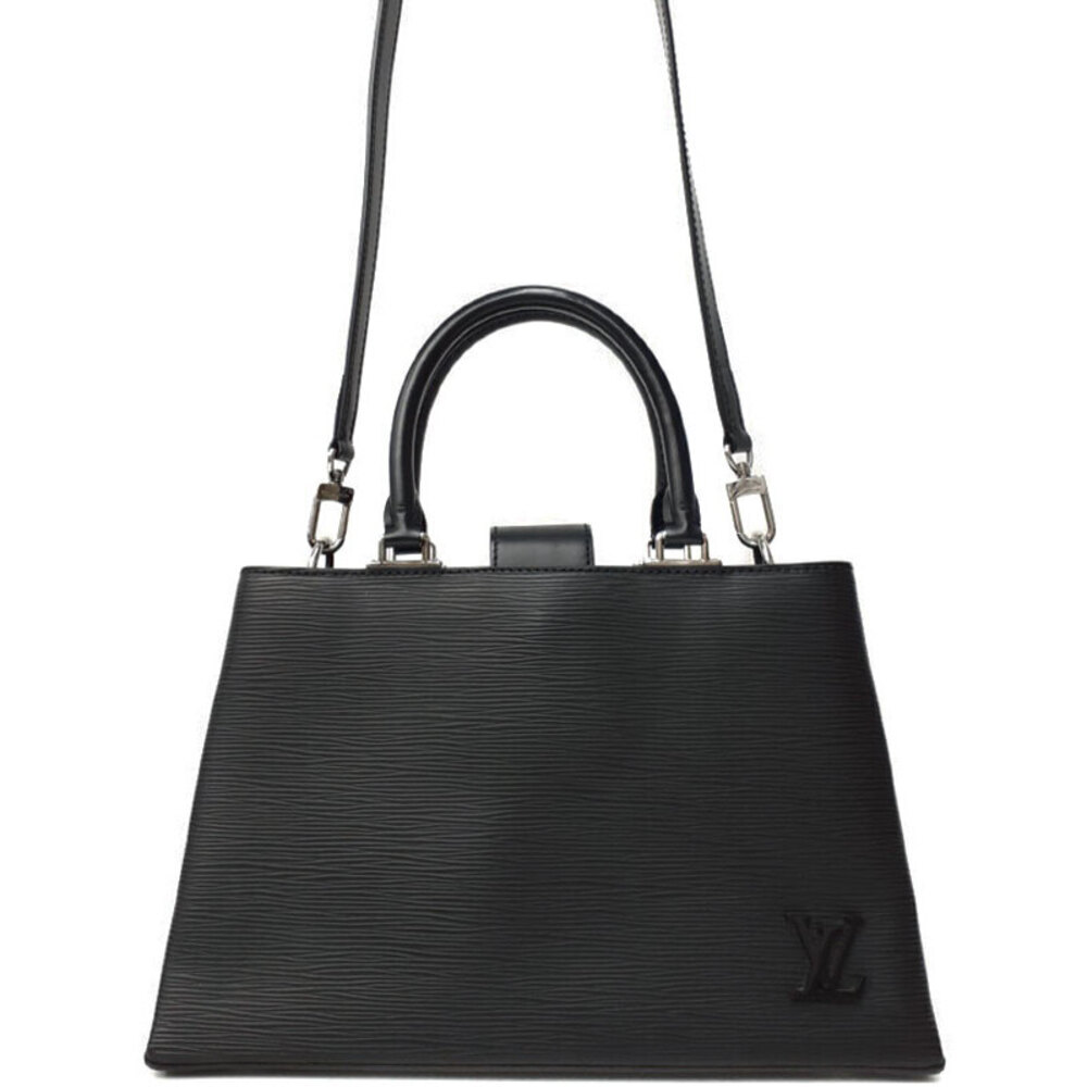 Louis Vuitton Epi Kleber Shoulder Bag Black